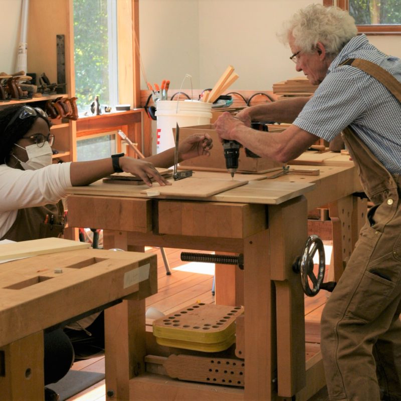 Woodworking Class In Session